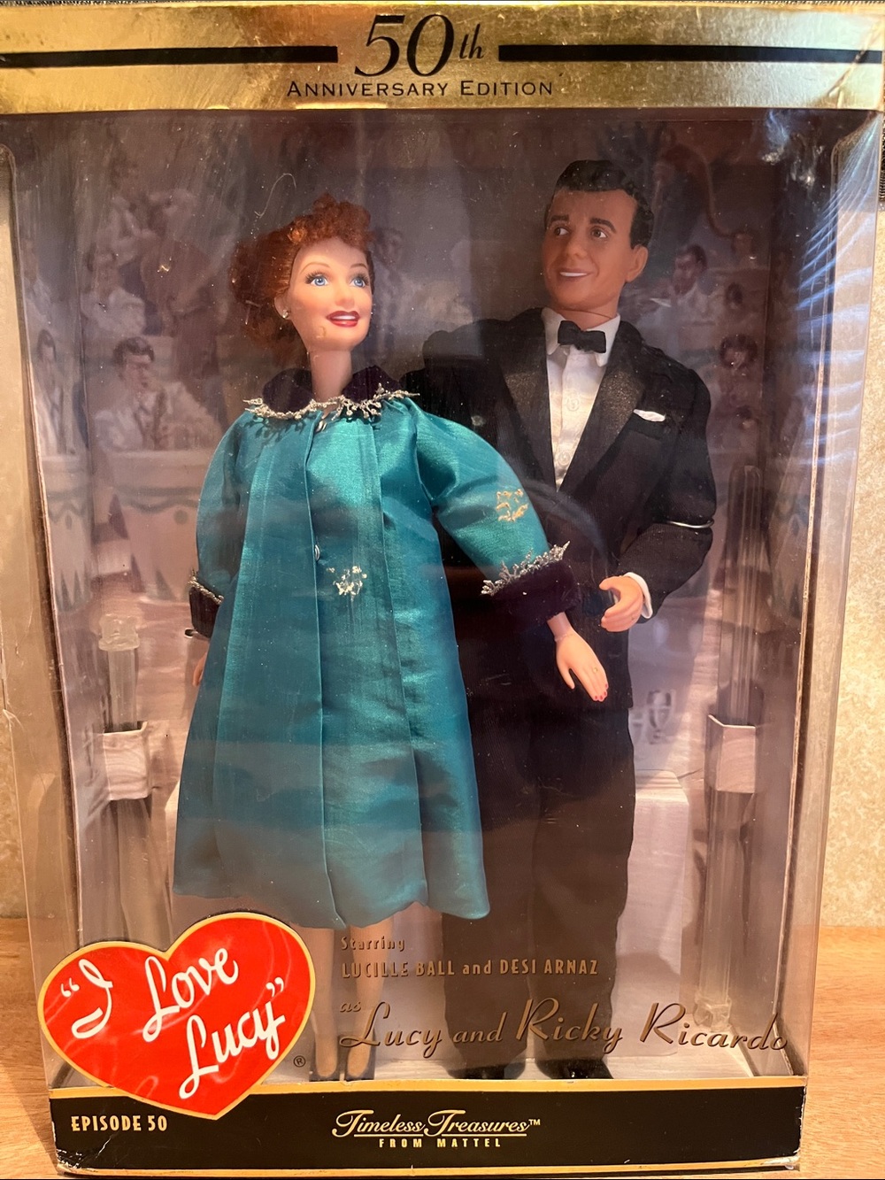 “I love Lucy” 50th Anniversary Barbie c. 2000
